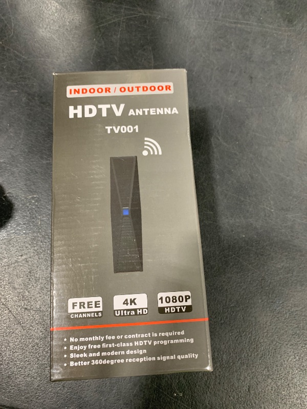 Photo 1 of 2025 Antenna for Smart TV for Local Channels,TV Antenna Indoor for Long Range Reception, Digital Antenna for Easy Installation and All Smart/Old TVs, Supports 4K 1080P HD VHF UHF