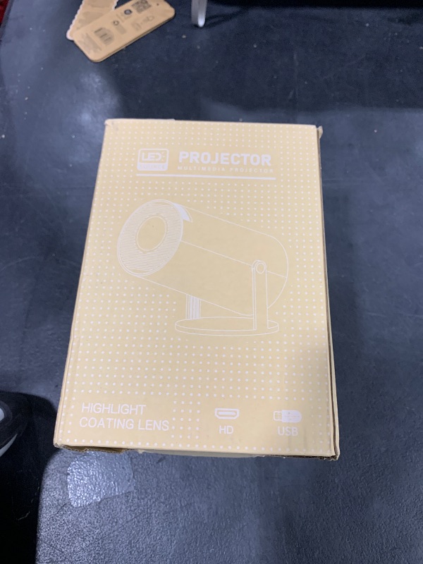Photo 1 of Mini Portable Projector, Support 4K 1080P with Dual-Band WIFI6 5G Wireless 5.0 Bluetooth Android 11,160 ANSI,180° Rotatable, Auto Keystone Correction, 35"-130" Screen Video Projector
