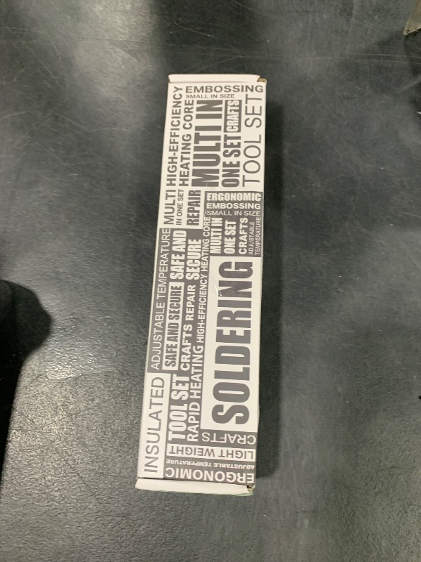 Photo 1 of 60W Adjustable Temperature Soldering Iron Kit - 9-in-1 With 5 Tips, Solder Wire Stand for Soldering and Repair