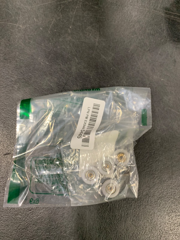 Photo 1 of 4PCS Shower Door Rollers Runners Wheels Replacement Part Bathroom Glass Door Runner Sliding Shower Door Roller Wheel,19MM