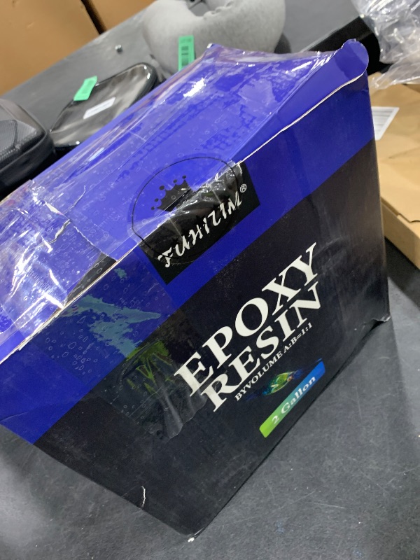 Photo 1 of Epoxy Resin 2 Gallon - Crystal Clear Epoxy Resin Kit - Self-Leveling, High-Glossy, No Yellowing, No Bubbles Casting Resin Perfect for Crafts, Table Tops, DIY 1:1 Ratio