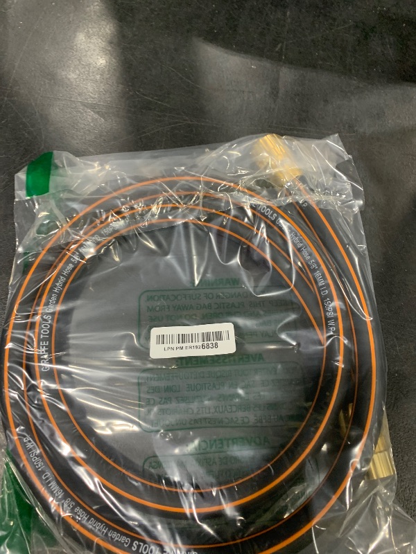 Photo 1 of Giraffe Tools Leader Hose 6ft x 5/8", Short Water Hose Heavy Duty for Hose Reel, Lightweight, Flexible with Female Female Fittings