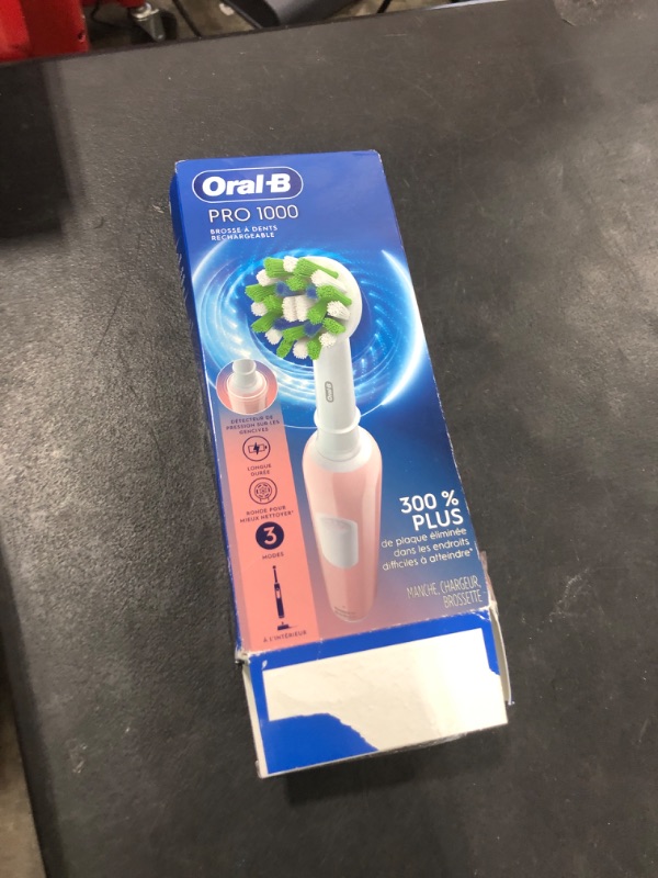 Photo 1 of Oral-B Pro 1000 Rechargeable Electric Toothbrush, Pink