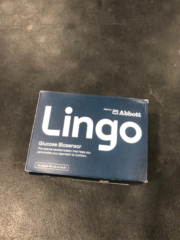 Photo 1 of Lingo Continuous Glucose Monitor (CGM) & App. Made by Abbott