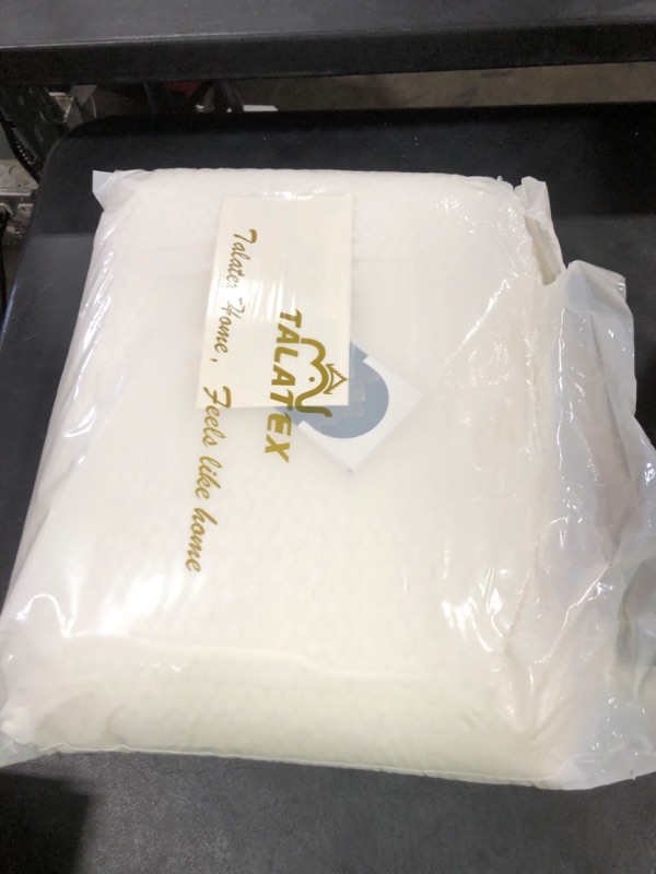 Photo 1 of Talatex Talalay 100% Natural Premium Latex Pillow, Purefusion Talalay Latex Helps Relieve Pressure, No Memory Foam Chemicals, Perfect Package Best Gift