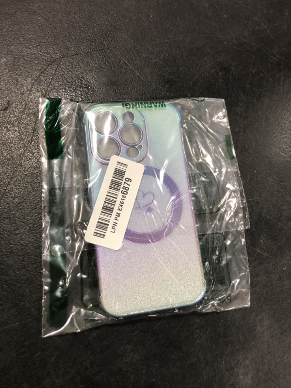 Photo 1 of ZTOFERA Magnetic Case for iPhone 14 Pro Case 6.1",Cute Luxruy Iridescent Case