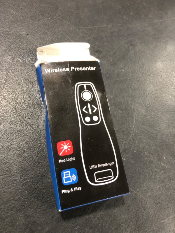 Photo 1 of Presentation Clicker Wireless Presenter Remote for PowerPoint, Powerpoint Clicker with Volume Control PowerPoint Slide Advancer for Mac, Computer, Laptop-E600