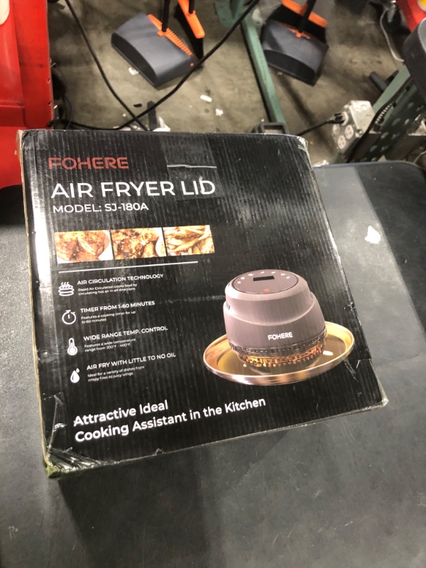 Photo 1 of Air Fryer Lid for Instant Pot 6Qt/8Qt, 7 in 1 With LED Touchscreen, Turn Your Pressure Cooker Into Air Fryer in Seconds, Accessories and Recipe Cookbook Included