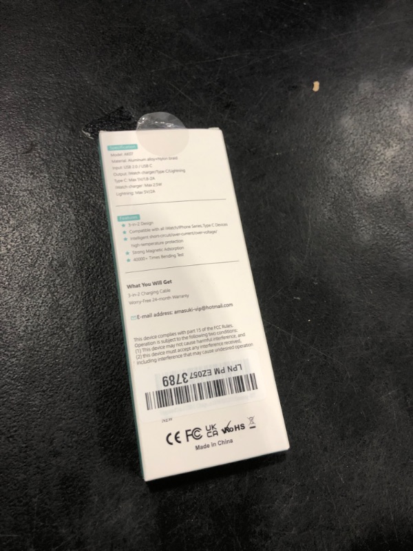 Photo 1 of Travel Essentials,3 in 2 USB C Cable for Apple Watch Charger/iPhone Charger,Multi Charging Cable,Vacation RV Camping Essentials,Portable for iWatch Series 11-2/Ultra/SE& iPhone 17-12,Car,Xbox-4FT
