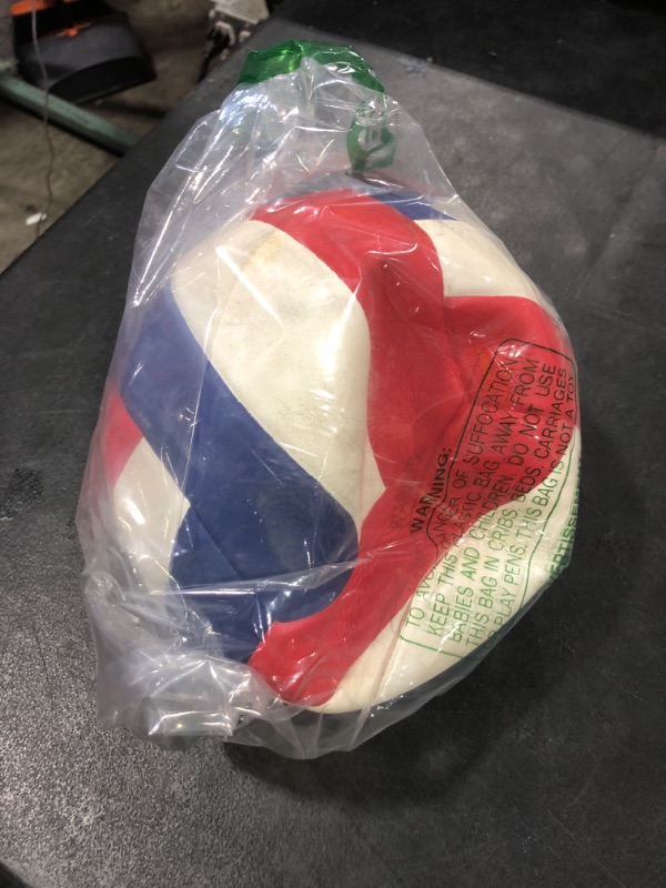 Photo 1 of Tachikara SV18S Composite Leather Volleyball (Red White and Blue) 