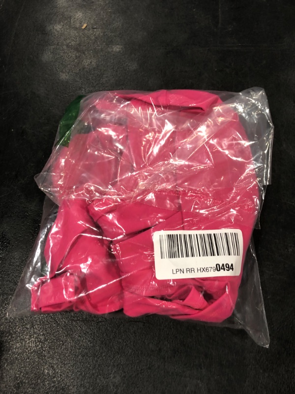 Photo 1 of zqajuxg 2 in 1 Girls Leggings with Skirt High Waisted Tennis Athletic Flowy Skirted Legging with Pockets for Kid/Rose Red/9-10Years