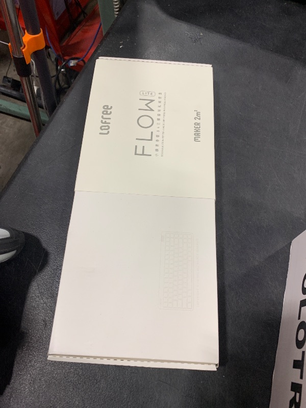 Photo 1 of Flow Lite 84 Keys Low Profile Mechanical Keyboard, 75% Swappable Rechargeable Wireless Keyboard with 2.4G Receiver, Bluetooth and Wired Connection for Windows, Mac/Specter Linear Switches (Off-White)