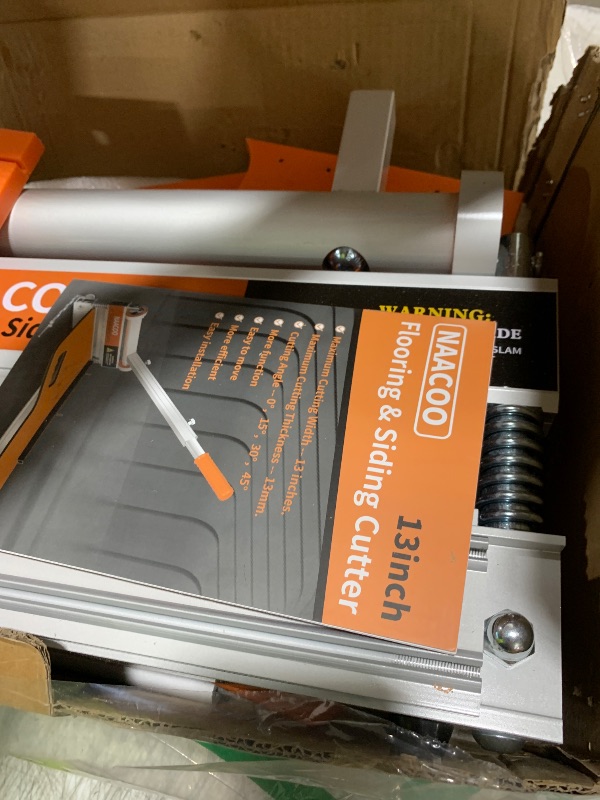 Photo 1 of Laminate/Vinyl Floor Cutter, 13” Vinyl Plank Cutter with Wheel – Just 1 Step Meet Angle&Length Cutting, Flooring Tools - Cuts Laminate Floor, Engineer Wood, LVP/T, VCT, SPC, WPC
