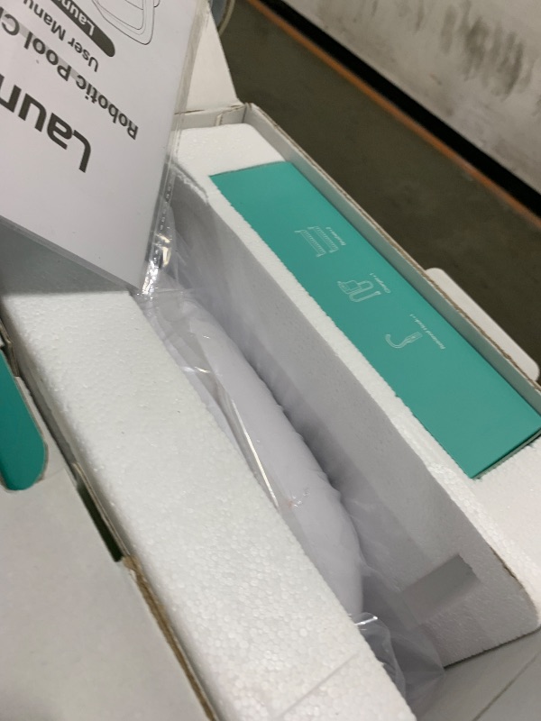 Photo 1 of (2025 Upgrade) Launs S1 Cordless Robotic Pool Cleaner, Dual Motors & Suction Ports Automatic Pool Vacuum Robot Lasts up to 90 Min, Self-Parking Ideal for Above Ground Pools (New)