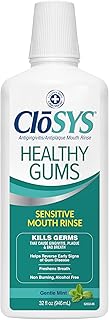 Photo 1 of Closys Healthy Gums Mouthwash, Antiplaque and Antigingivitis for Gum Health, Non-Burning, Non-Irritating – 32 Fl O
