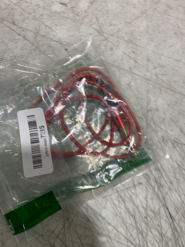 Photo 1 of 3.5mm to 6.35mm Stereo Audio Cable, JSAUX 6.35mm 1/4" Male to 3.5mm 1/8" Male TRS Bidirectional Stereo Audio Cable Jack 4FT for Guitar, iPod, Laptop, Home Theater Devices, Speaker and Amplifiers-Red