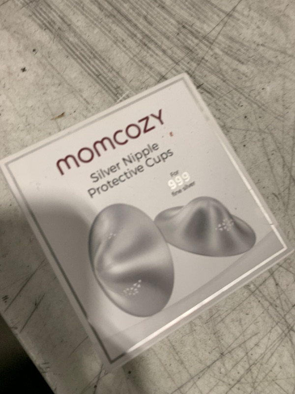 Photo 1 of Momcozy 999 Silver Nursing Cups Original Perforated Breathable Design, 999 Silver Nipple Cover for Breastfeeding Essential,Nipple Shield for Nursing Newborn, Metal Nipple Shields, Regular Size