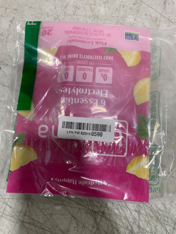 Photo 1 of Ultima Replenisher Daily Electrolyte Powder Drink Mix – Sugar Free – Pink Lemonade, 20 Stickpacks – Hydration Packets with 6 Electrolytes and Trace Minerals – Keto Friendly, Vegan, Non-GMO