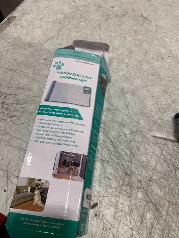 Photo 1 of SEERWAY Scat Pet Shock Mat 2 Pieces, Shock Pads for Dogs and Cats Training Indoor, Electric Repellent Mat Keeps Pets Off Couch, Sofa, Countertop, 3 Modes, 2 Pieces Same Size, Battery Operated