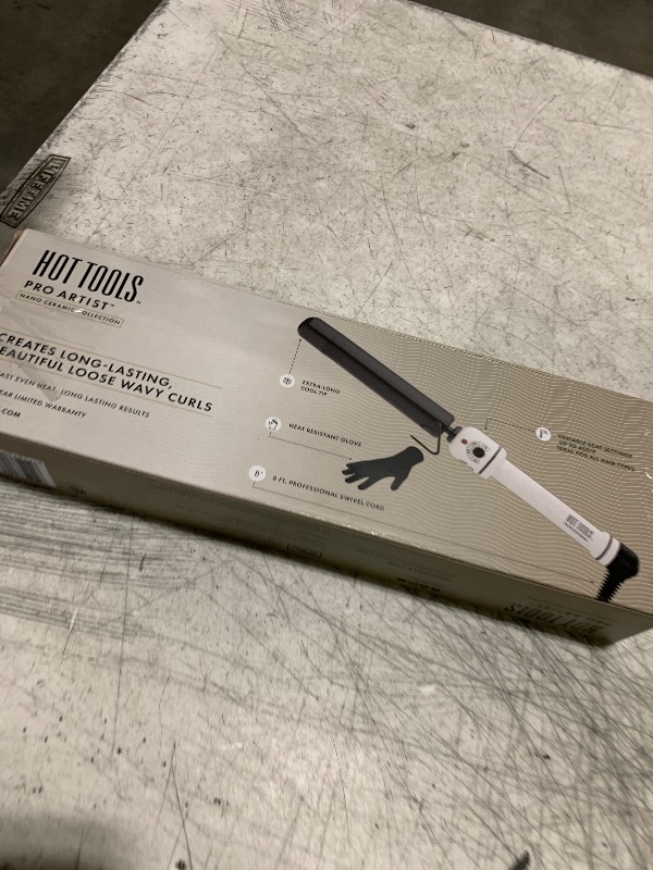 Photo 1 of HOT TOOLS Pro Artist Nano Ceramic Curling Wand | For Smooth, Shiny Hair (1-1/4 in)