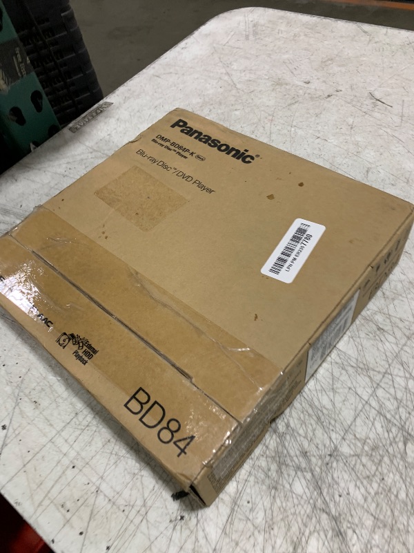 Photo 1 of Panasonic Blu Ray DVD Player with Full HD Picture Quality and Hi-Res Dolby Digital Sound, DMP-BD84P-K, Black