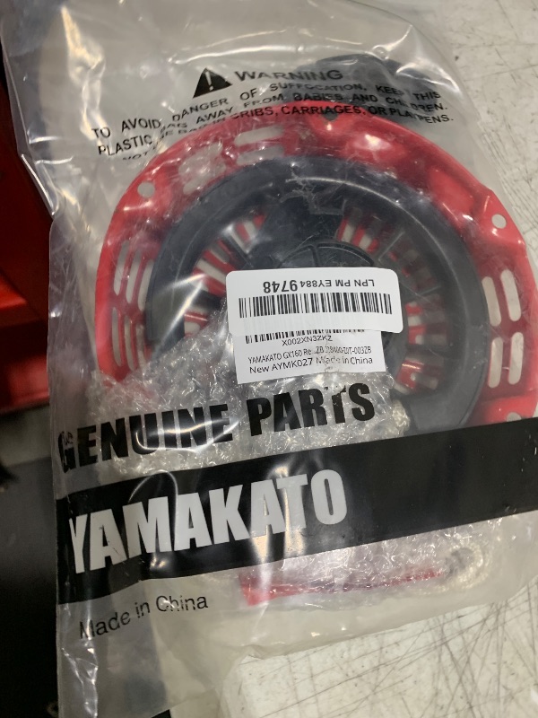 Photo 1 of YAMAKATO GX160 Pull Start Assembly w/Recoil Starter Rope for Honda GX200 GX120 Pull Cord Replacement Red 28400-Z0T-003ZB 28400-ZH8-023ZB 28400-Z4M-305ZB