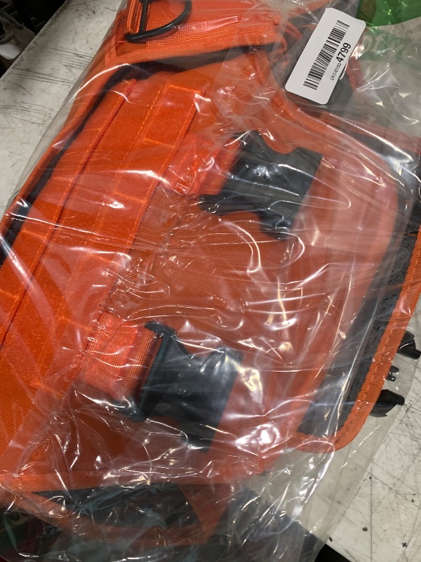 Photo 1 of ICEFANG GN3 Tactical Dog Harness with 6X Buckle,Dog Molle Vest with Handle,3/4 Body, Hook and Loop Panel for ID Patch,No Pulling Front Clip (S (Neck 14"-18"; Chest 22"-27"), Safety Orange)