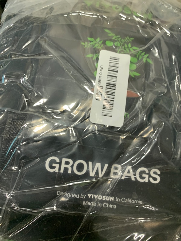 Photo 1 of VIVOSUN 5-Pack 7 Gallon Plant Grow Bags, Heavy Duty Thickened Nonwoven Fabric Pots with Handles