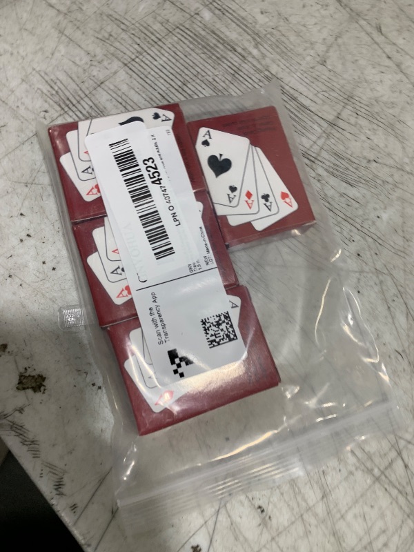 Photo 1 of GNYOHUA 5 Decks Mini Playing Cards Party Favor, Miniature Poker Cards Traveling Decks Cards Festival Party Game Supply for Kids and Adults, 2 X 1.5 inch