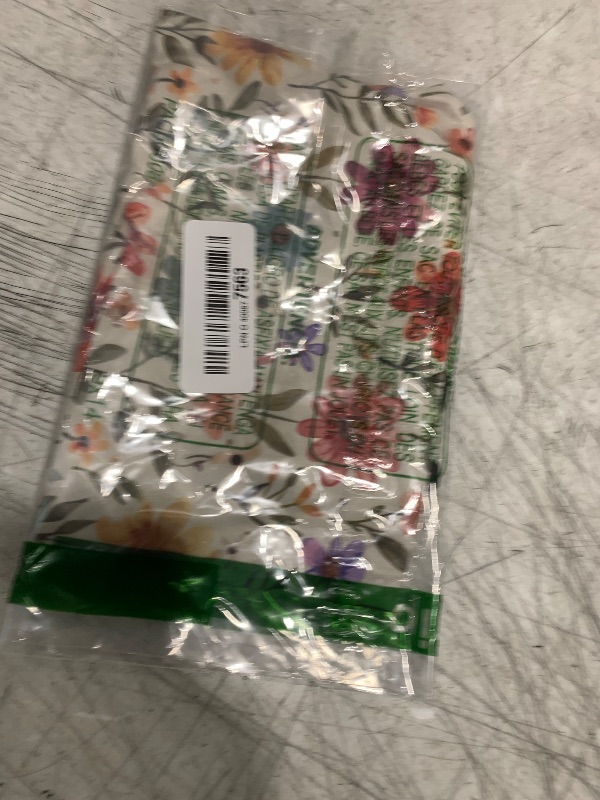 Photo 1 of CRASPIRE Flower Stretchable Book Cover Leaf Floral Washable Reusable Large Nylon Cloth Polyester Book Protector Elastic Notebook Wraps Suitable for Most Hardcover Books