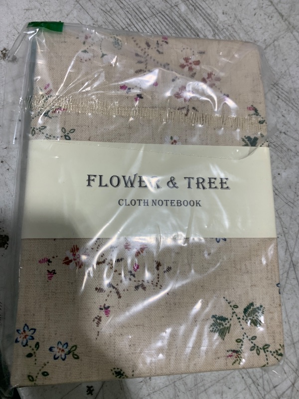 Photo 1 of ipoul Floral Linen Journal, Similar Embroidered, Small Notebooks 5x7, Lay Flat Sketchbook, B6 Notebook, Hardcover, Lined & Unlined Notebook, Apricot