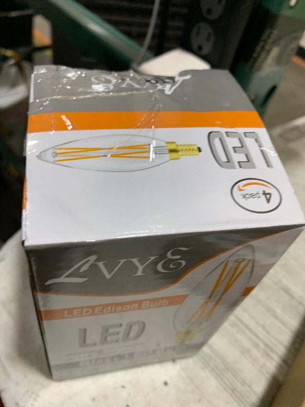 Photo 1 of E12 Candelabra Light Bulbs 8W,Equal 100 Watt Dimmable Led Bulbs,4000K Daylight Led Candle Bulb,Chandelier Light Bulbs 4.85In,850lm,4-Pack