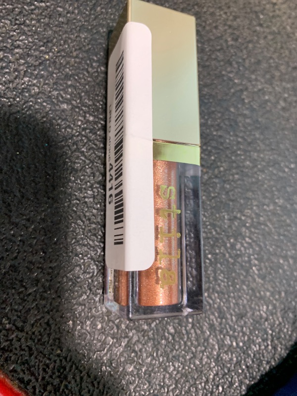 Photo 1 of Stila Magnificent Metals Glitter & Glow Liquid Eye Shadow, Rose Gold Retro, Original