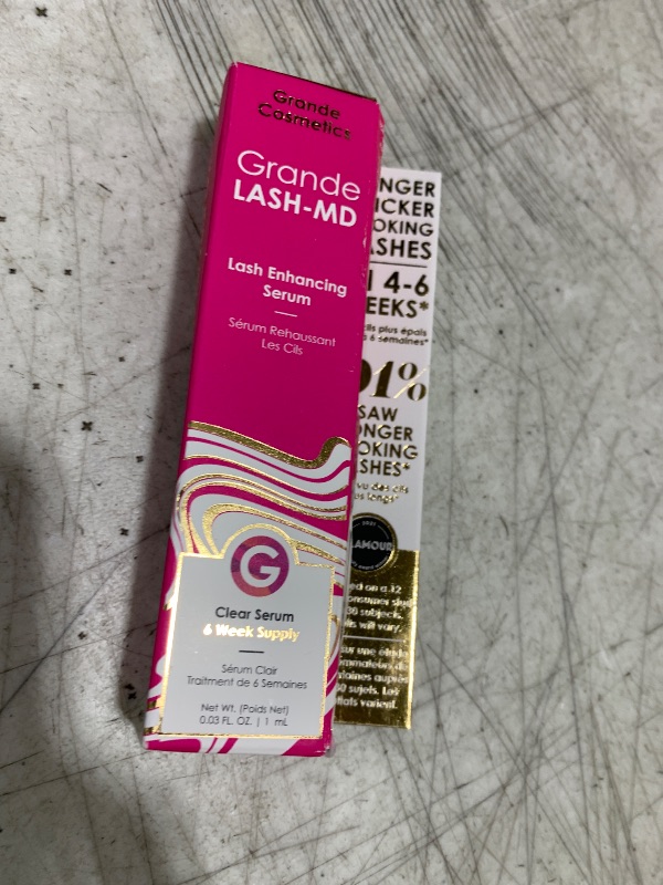 Photo 1 of Grande Cosmetics GrandeLASH-MD Lash Enhancing Serum, 1 ml - 6-week starter supply