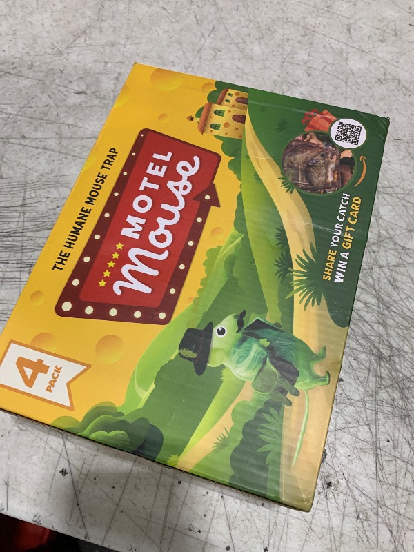 Photo 1 of Motel Mouse Humane No Kill Live Catch and Release Mouse Traps, Reusable with Cleaning Brush - 4 Pack