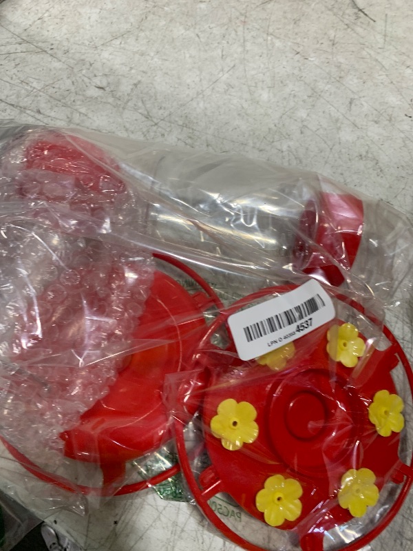 Photo 1 of 2-Pack Plastic Hummingbird Feeder - 22oz Leakproof Outdoor, 6 Bee-Proof Ports with Ant Moat, Wide Mouth Easy Clean, Hanging Hook for Trees or Decks