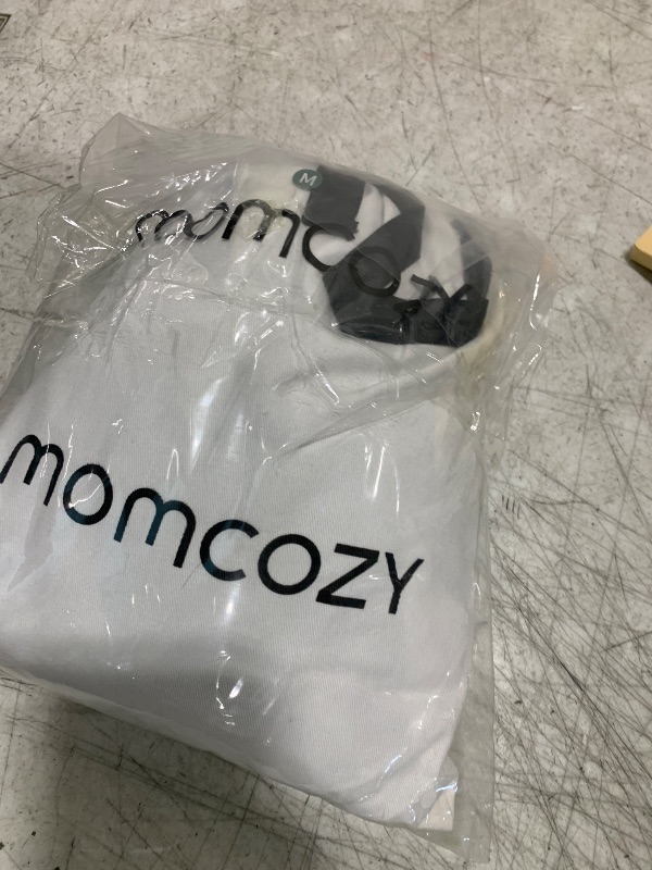 Photo 1 of Momcozy Adjustable Buckle Baby Wrap Carrier Cooling Air-Mesh, Easy to Wear Baby Carrier Sling, Baby Carriers Newborn to Toddler 8-35lbs, Suit for Waist 30-47inch, Regular Grey Green