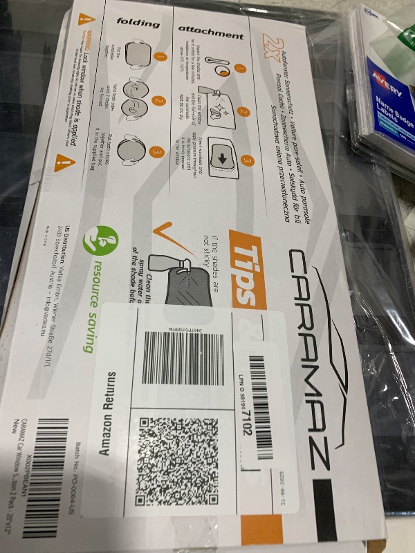 Photo 1 of CARAMAZ Car Window Shade for Baby with Certified UV-Protection 2 Pack - 20"x12"