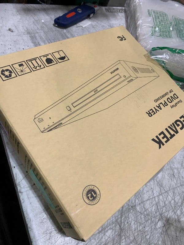 Photo 1 of MEGATEK Region-Free HDMI DVD Player for TV, Compact CD/DVD Player for Smart TV, USB Port, Plays All Region DVDs & Multi Formats, Metal Housing, HDMI/RCA Cables & Remote Included