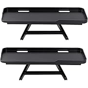 Photo 1 of 2-in-1 Adjustable TV Top Shelf & Screen Shelf Monitor Top Storage Bracket for Cellphone, Media Boxes, Game Console, Router & Home (11.8 x 4.7 Inch)
