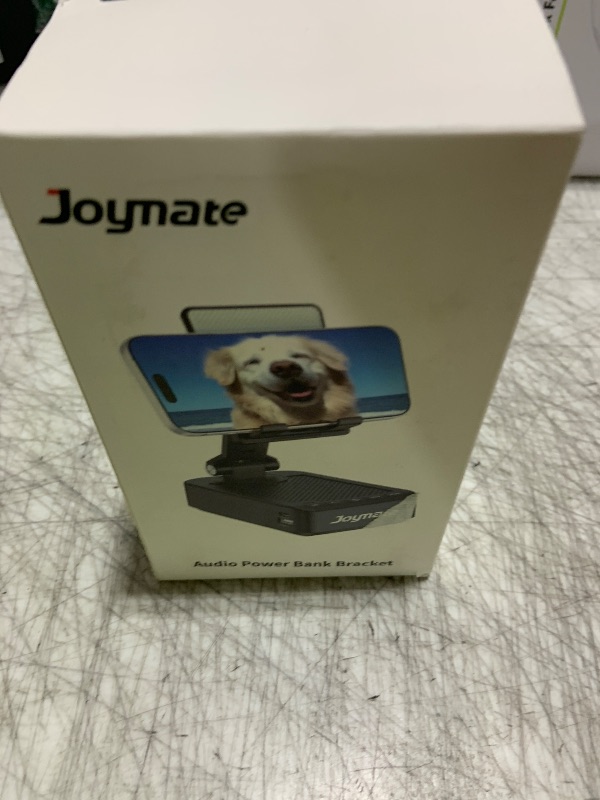 Photo 1 of Joymate Gifts for Men Women, Phone Stand with Bluetooth Speaker and Charging Function 360° Rotable Angel Adjustable Cell Phone Holder with HD Stereo Sound Fits All Phones,Tablet (Black)