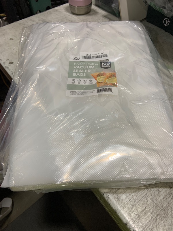 Photo 1 of Avid Armor Vacuum Sealer Bags 100 Gallon 11"x16" for Food Saver, Seal a Meal Vac Sealers BPA Free, Heavy Duty Commercial Grade, Mea Prep and Sous Vide Vaccume Safe, Universal Design Pre-Cut Bag