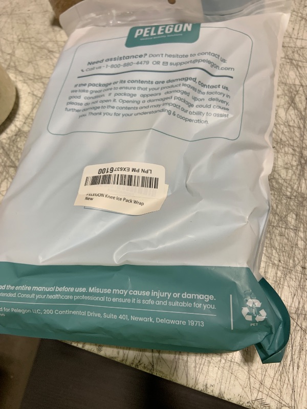 Photo 1 of Knee Ice Pack Wrap (1 Pack) - Adjustable Ice Pack for Knees Surgery, Replacement, Arthritis Pain, ACL, Sports Injuries, Post Surgery, for Long Duration - 1 Pack