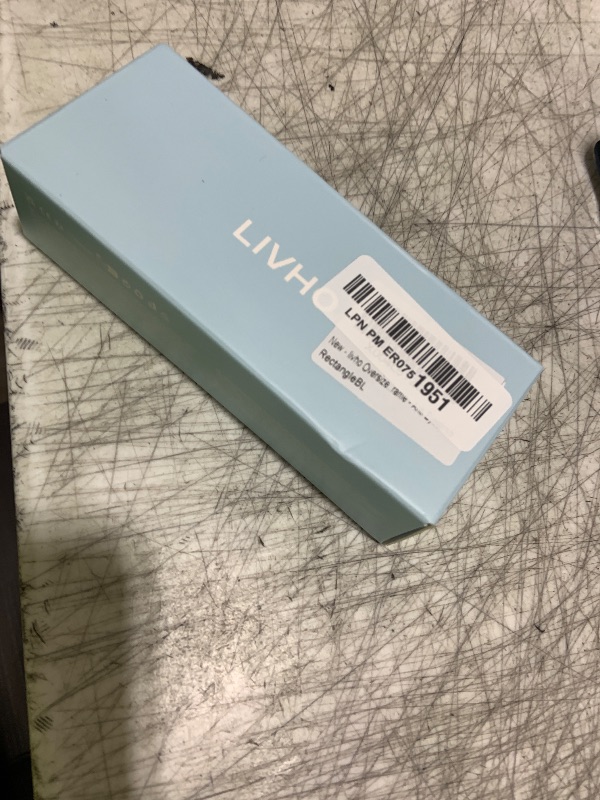 Photo 1 of livho Oversized 99% Blue Light Glasses for Woman - Rectangle Fashion Glasses for Computer, Chic Preppy Frame - Anti Eyestrain
