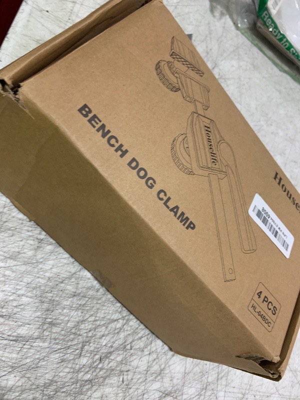 Photo 1 of Bench Dog Clamp 3/4 inch Dog Hole Clamp Up to 155 Lbs Clamping Force, Quick Clamp and Release Wood Clamps, Bench Dogs Clamps for Woodworking (4 Pack)