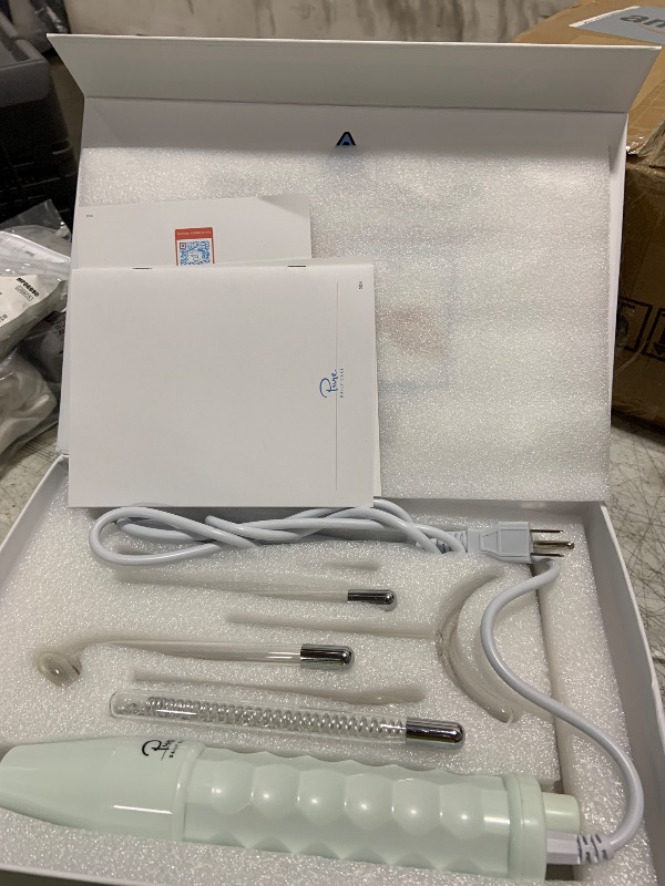 Photo 1 of NuDerma Clinical Skin Therapy Wand - Portable Skin Therapy Machine w 6 Fusion Neon + Argon Wands – Anti Aging - Clarifying - Skin Tightening & Radiance - Wrinkle Reducing