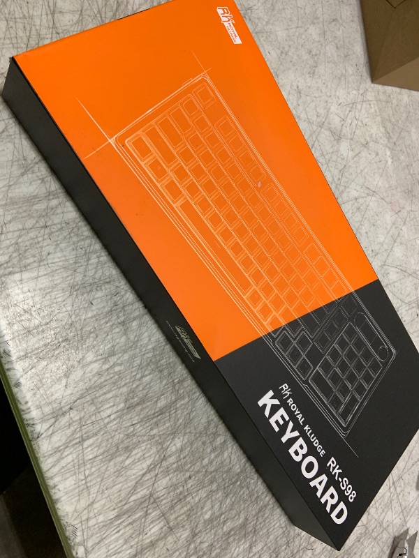 Photo 1 of RK ROYAL KLUDGE S98 Mechanical Keyboard w/Smart Display & Knob, Top Mount 96% Wireless Mechanical Keyboard BT/2.4G/USB-C, Hot Swappable, Software Support, Creamy Sounding, 98 Keys