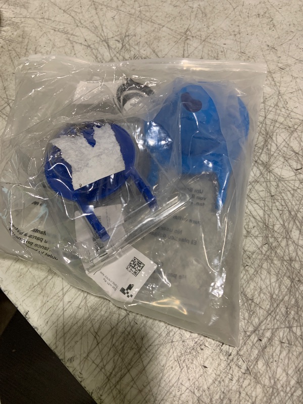 Photo 1 of Universal Toilet Flapper Replacement 2 Inch - Compatible with Most American Standard Kohler Fluidmaster Toto Gerber Toilets Tank Water Saving Rubber Flush Valve Flapper with Stainless Chain Blue 1Pack