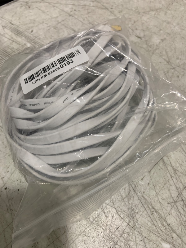 Photo 1 of Cat8 Ethernet Cable, Outdoor&Indoor, 25 FT Heavy Duty High Speed Cat 8 LAN Network Cable, 40Gbps 2000MHz RJ45 Flat Internet Computer Patch Cord, Weatherproof S/FTP UV Resistant for Router/Modem/Gaming