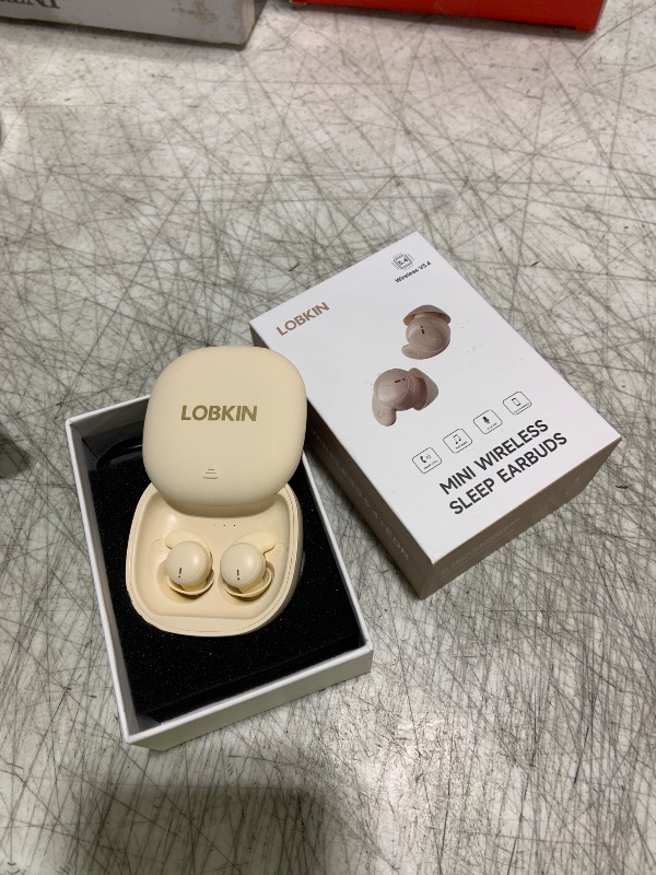 Photo 1 of LOBKIN Sleep Headphones,Wireless Bluetooth 5.4 Noise Blocking Sleeping Headphones,Sleep Earbuds for Side Sleepers in-Ear Soft Mini Invisible Buds for Sleeping Working